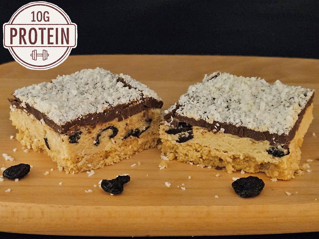 Cherry Coconut Cookie Dough Bar