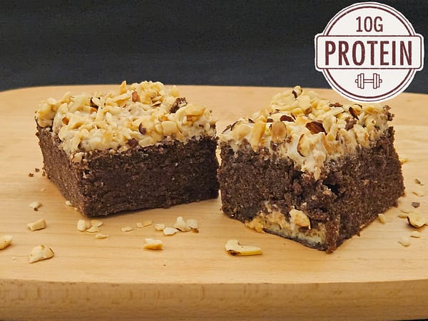 White Chocolate Hazelnut Brownie